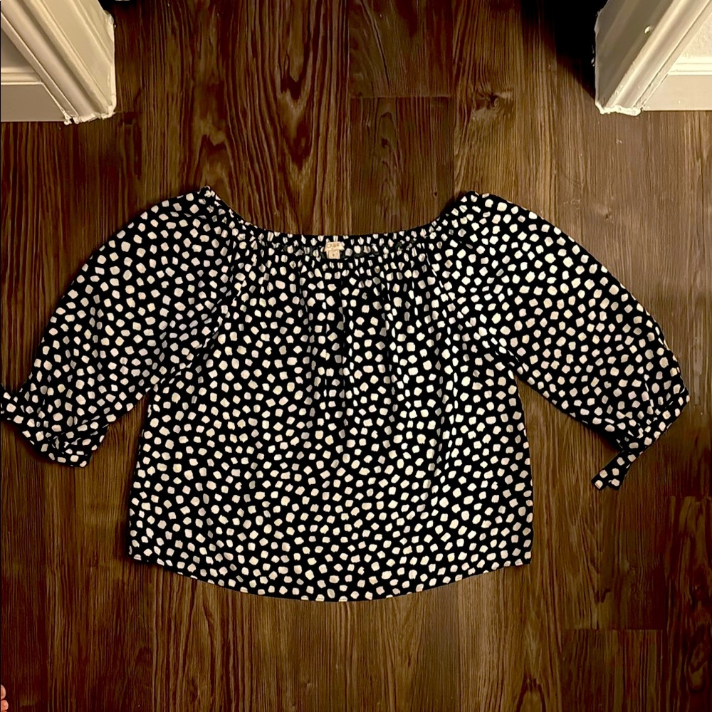 J. Crew Navy Women's Top